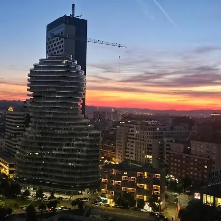 Panoramic 3 Bdr Penthouse In Skanderbeg Square Apartament Tirana